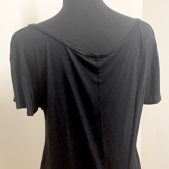 Charlotte Russe Assymetrical Off Shoulder High Low 3-D Tiger Short Sleeve Shirt - Picture 15 of 16